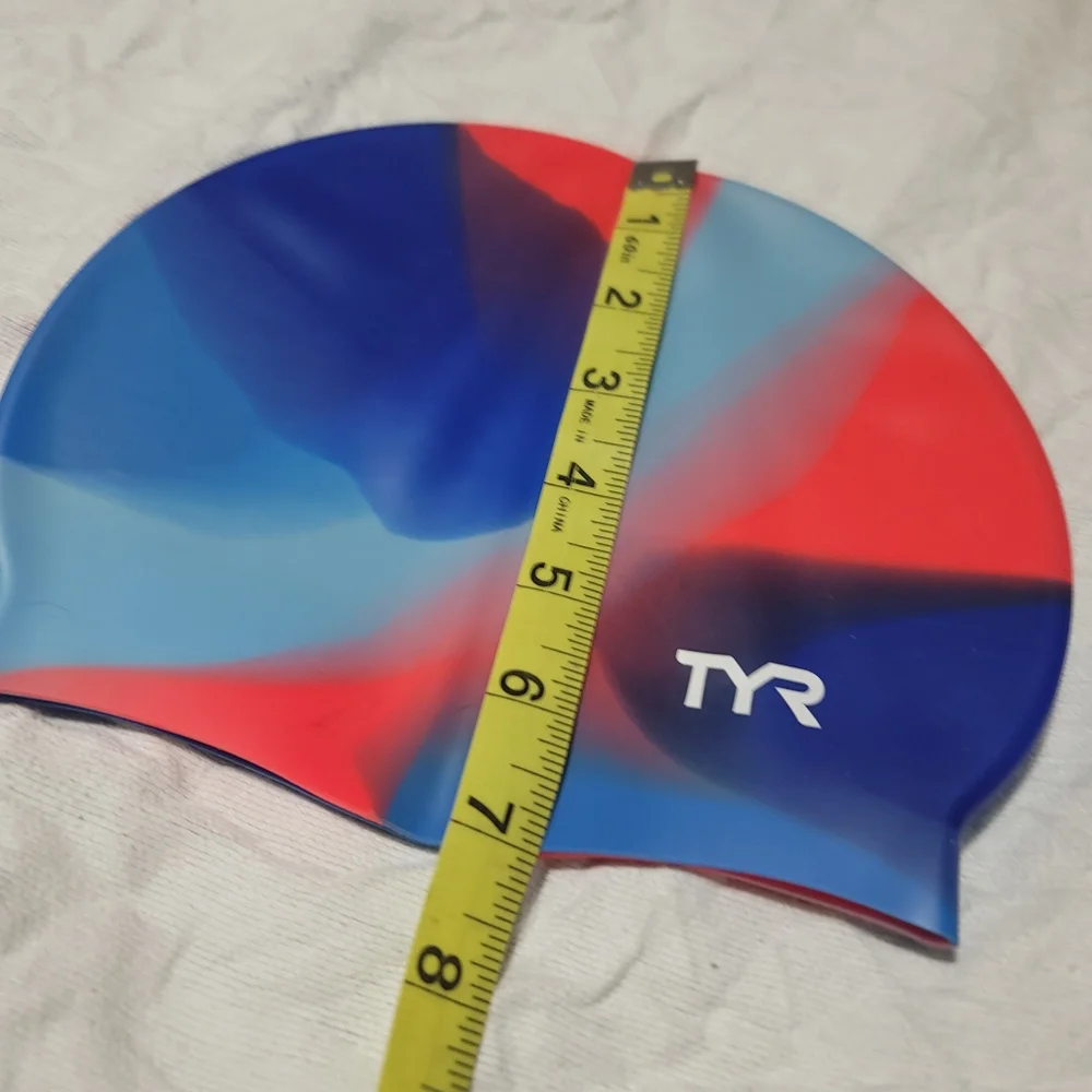 TYR Assorted Graphic Swim Cap Junior Hypoallergenic Silicone